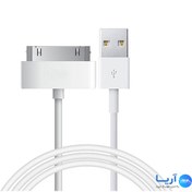 تصویر کابل شارژر اصلی آیفون Apple 30-pin to USB Cable ا Apple iphone 30 Pin to USB Cable Apple iphone 30 Pin to USB Cable