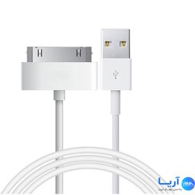 تصویر کابل شارژر اصلی آیفون Apple 30-pin to USB Cable Apple iphone 30 Pin to USB Cable