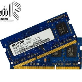 تصویر رم 4 گیگابایت ddr3 لپ تاپ باس 12800/1600mhz برند الپیدا 