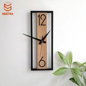 تصویر ساعت دیواری مستطیلی مدل WT04 