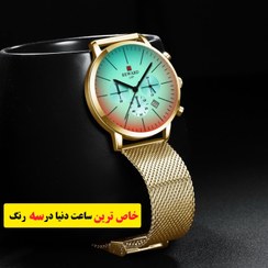 تصویر ساعت مچی اورجینال مردانه از برند ریوارد - طلایی REWARD ORIGINAL FOR MEN