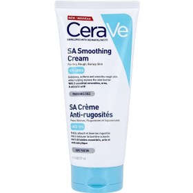 تصویر کرم مرطوب کننده و نرم کننده قوی سراوی Cerave مدل SA Smoothing cream حاوی 10% اوره حجم 177 میل 