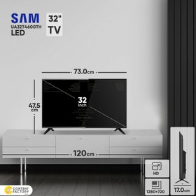 تصویر تلویزیون سام مدل 32T4600 ا Sam TV model 32T4600 HD size 32 inches Sam TV model 32T4600 HD size 32 inches