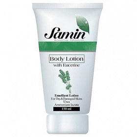 تصویر لوسیون بدن حاوی اوسرین ثمین مخصوص پوست خشک و حساس Samin Body Lotion With Eucerine For Dry And Damaged Skin 150 ml