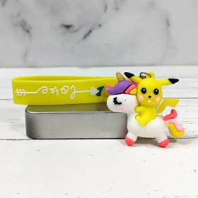 تصویر جاکلیدی سیلیکونی پیکاچو | Pokemon Keychain 