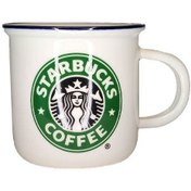 تصویر فنجان قهوه اسپرسو سرامیکی استارباکس مجموعه 6 عددی starbucks coffee cup 6 pice