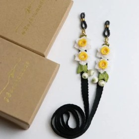 تصویر بند عینک مدل گل نرگس کد 246 