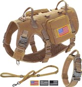 تصویر قلاده جلیقه سگ تاکتیکی برند Forestpaw کد G150 ا Forestpaw tactical dog vest collar code G150 Forestpaw tactical dog vest collar code G150