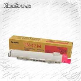 تصویر کارتریج TN12 Brother لیزری قرمز Brother TN-12 magenta toner laser cartridge
