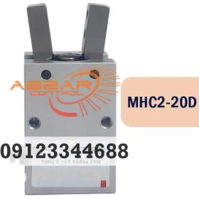تصویر گریپر (جک انگشتی) پنوماتیک SMC مدل MHC2-20D 