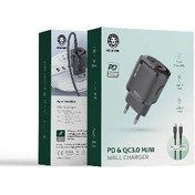 تصویر شارژر دیواری مینی گرین لاین مدل GL-WC09 GREEN LION GL-WC09 PD & QC3.0 MINI WALL CHARGER 20W