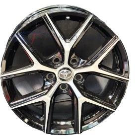 تصویر رینگ فابریک تویوتا رافور سایز ۱۸ (۱۱۴×۵) رختراش مشکی Original wheel size 18"(5×114) MB Toyota rav4