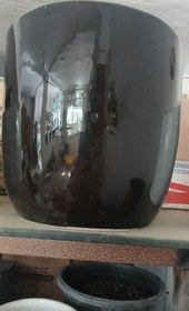 تصویر گلدان سرامیکی بزرگ مشکی 