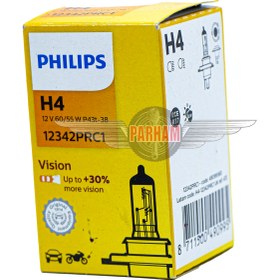تصویر لامپ هالوژن H4 فیلیپس ا H4 PHILIPS H4 PHILIPS