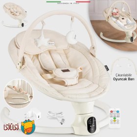 تصویر گهواره برقی و اتوماتیک نوزاد اله‌ له مدل Sette 