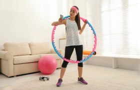 تصویر حلقه کمر (fitness hoop) 