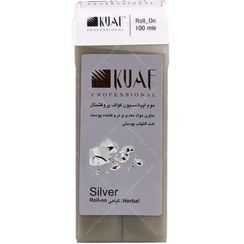 تصویر موم اپیلاسیون کواف مدل roll-on silver حجم 100 میلی لیتر 