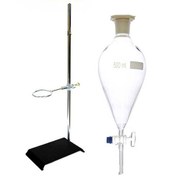 تصویر قیف دکانتور آزمایشگاه مدل DS2 ظرفیت 500 میلی لیتر 