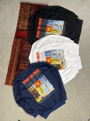 تصویر دورس دونخ پنبه طرح کوروش بزرگ - مشکی 