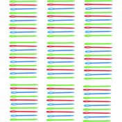 تصویر سوزن پلاستیکی - سوزن کاموا (بسته 100 عددی)(عمده) 