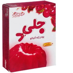 تصویر پودر ژله " آلبالو " جلی د - ( بر پایه ژلاتین ) حاوی ویتامین ث ( 100 گرمی ) 