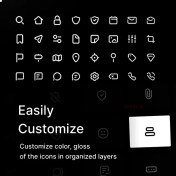 تصویر آیکون پک Icon System +1100 