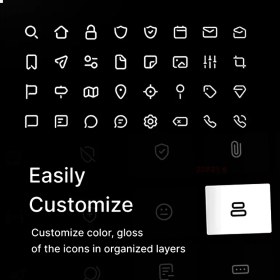 تصویر آیکون پک Icon System +1100 