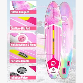 تصویر پدل برد 11 فوت DIXERO مدل PINK 