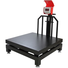 تصویر باسکول 2000 کیلویی بدون چرخ سینی 120*120 نمایشگر ثابت محک 