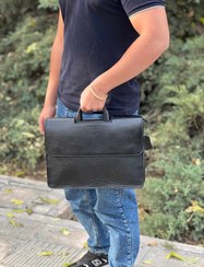 تصویر کیف اداری زنانه چرم ما مدل MA-220 از چرم طبیعی 