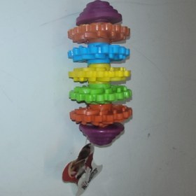 تصویر اسباب بازی سگ مدل چرخ دنده 