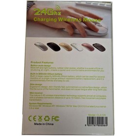 تصویر ماوس بی سیم شارژی مدل CLA100 