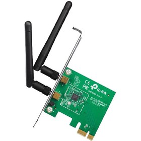 تصویر کارت شبکه وایرلس PCI Express تی پی لینک مدل TL-WN881ND TP-LINK TL-WN881ND 300Mbps Network Card