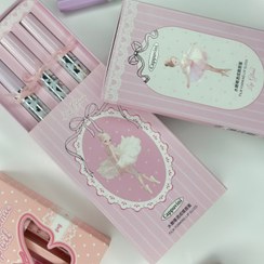 تصویر لیپ گلاس خیس طرح بالرین 