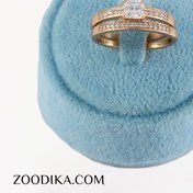 تصویر حلقه و پشت حلقه زنانه ژوپینگ کد AAE-378 