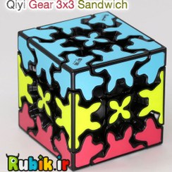 تصویر روبیک 3×3 گییر کیوب کای وای QiYi Gear Cube 