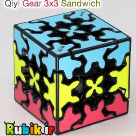 تصویر روبیک 3×3 گییر کیوب کای وای QiYi Gear Cube 