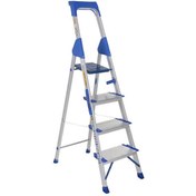 تصویر نردبان ۴ پله هایلوکس آلومینیومی 