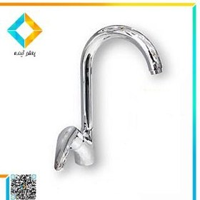 تصویر شیر ظرفشویی طوفان فلز مدل اردلان کروم مات Ardalan chrome matte toofan felez Dishwasher faucet