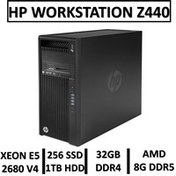 تصویر کامپیوتر استوک ورک استیشن اچ پی نسل ششم HP WORKSTATION Z440 | intel XEON E5 2680 V4 | 32GB RAM DDR4 | 240GB SSD | 1TB HDD | GPU AMD RADEON RX 580 8GB DDR5 