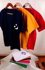 تصویر تیشرت سوپر نخ پنبه طرح لبخند 