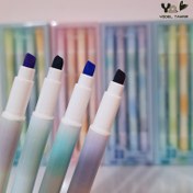 تصویر هایلایتر ۴ رنگ فانتزی پاستلی بسته ۴ عددی 