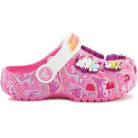 تصویر کراکس کلاسیک هلو کیتی بچه گانه - CROCS CLASSIC HELLO KITTY CLOG PINK 