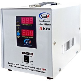 تصویر استابلایزر (ترانس برق اتوماتیک) 5KVA تک فاز چمدانی 