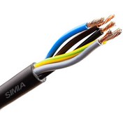 تصویر کابل برق افشان 5 در 1 سیمیا flexible Cable 5*1 Simia