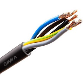 تصویر کابل برق افشان 5 در 1 سیمیا flexible Cable 5*1 Simia