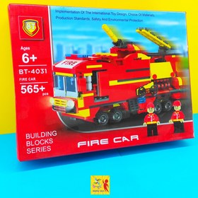 تصویر لگو بی تی آتش نشانی 565 کد 4031 Lego BT fire department