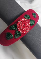 تصویر تل یلدایی گل برجسته جواهر دوزی شده 