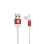 تصویر کابل تبدیل USB به USB-C پرووان مدل PCC405C طول 1 متر مشکی کابل تبدیل