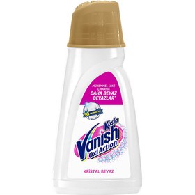 تصویر مایع لکه بر لباس ونیش VANISH مدل Oxi Action مخصوص لباس سفید (1000 میل) VANISH liquid stain on clothes Oxi Action model for white clothes (1000 ml)